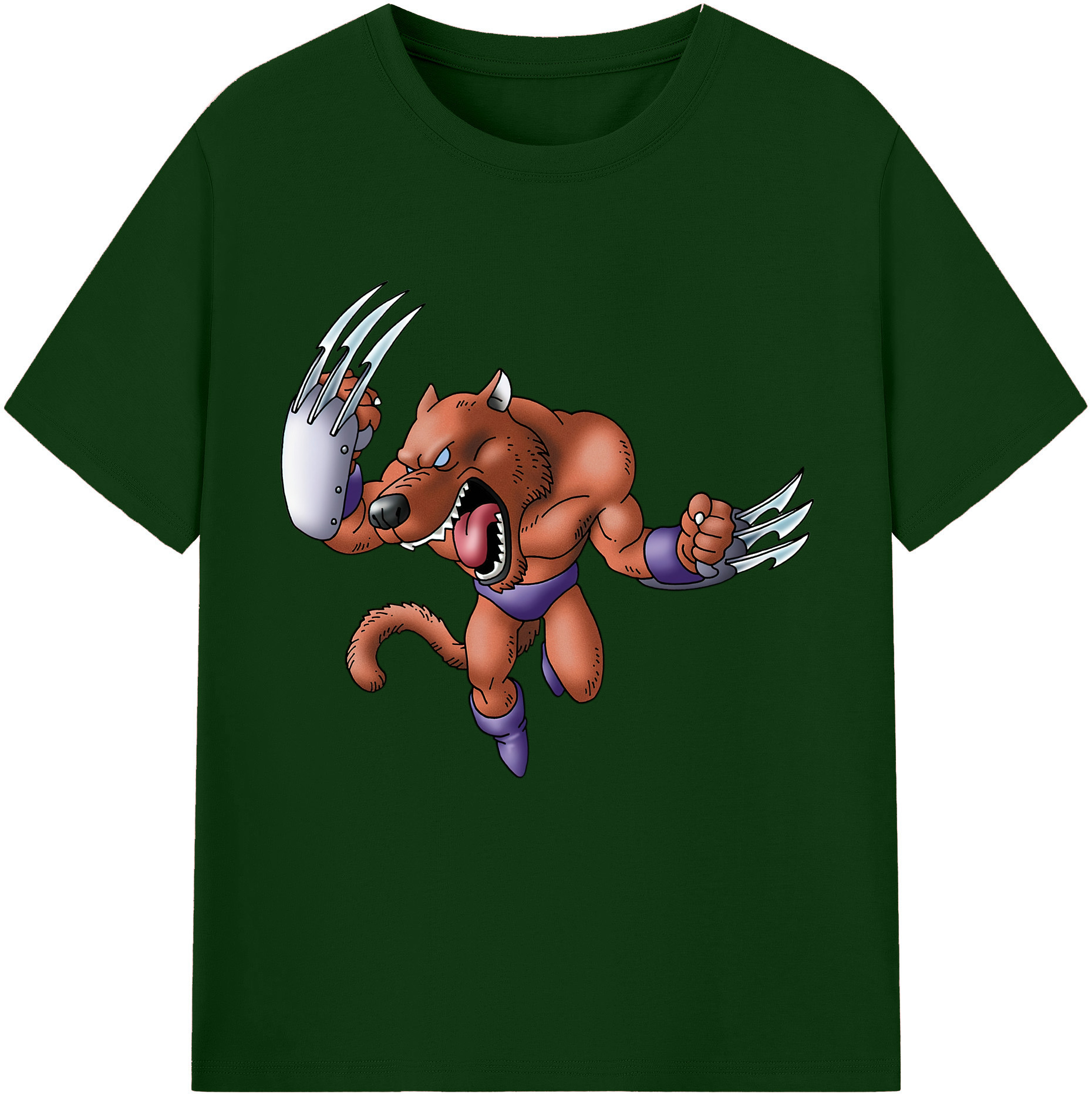 （画像用） ドラゴンクエスト Doragon Kuesuto Dragon Quest 綿100％半袖Tシャツ（フロントプリント）
